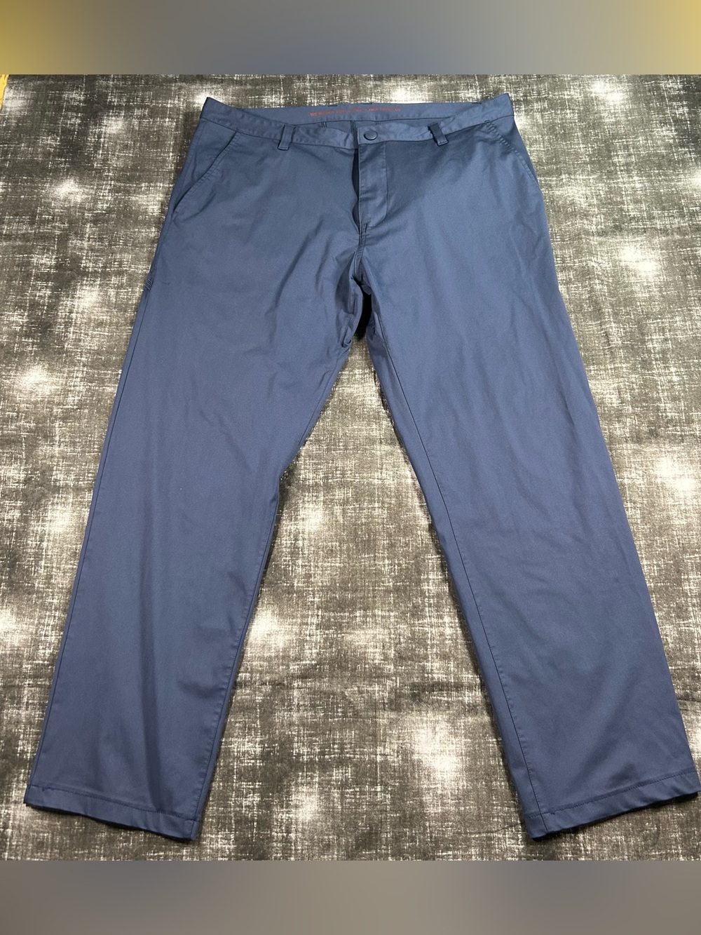 Rhone Commuter Pants Mens 36x28 Navy 5-Pocket Casual Straight Performance Chino